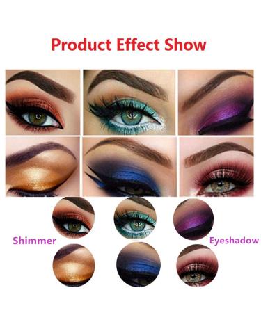 Go Ho 2PCS Silver & White Eyeshadow Sticks - Ultra Pigmented Shimmer Eye Shadow Pens - Buy Online on GoSupps.com