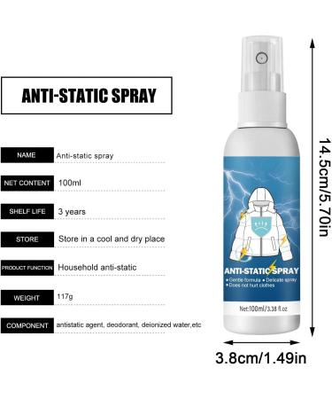 Static Remover Spray | Static Remover for Clothes - Natural Long-Lasting Static Remover for Clothing Textiles Furniture Car Reduce Static Cling Pochy - Buy Online on GoSupps.com