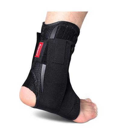 Kuangmi ankle bandage tip up to the side support and cross additional attachment belt starch Protection 1 piece (l 42-44) l (42-44)