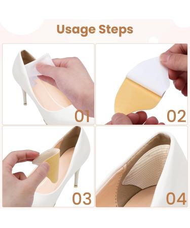PAFUWEI Heel Pads Inserts Grips Liner - 3 Pairs Adjustable Size Heel Protectors for Men & Women | Blister Prevention & Comfort for Loose Shoes - Buy Online on GoSupps.com