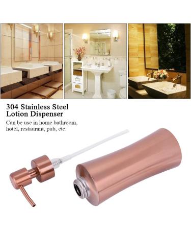 Sonew Premium 304 Stainless Steel Liquid Shampoo Lotion Dispenser Refillable for Home Hotel Restaurant Bathroom Accessory Available in 400ml Capacity (250ml) - Buy Online on GoSupps.com