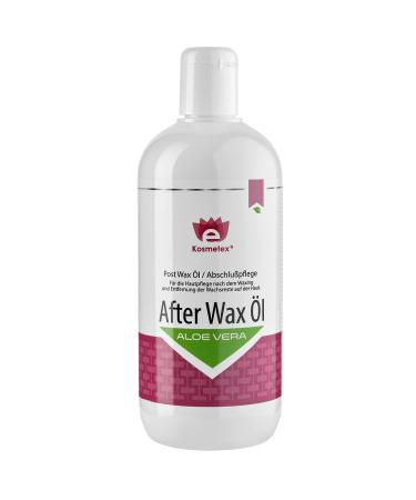 Kosmetex Aloe Vera After Wax Oil soothing and nourishing removes wax residue after waxing 500ml