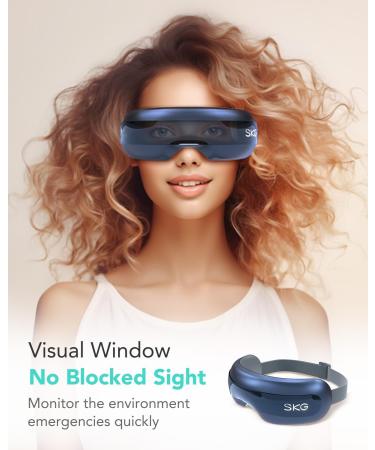 Buy SKG E3 PRO Eye Massager with Heat | Bluetooth & Music for Migraine Relief | Soothing Eye Care | Ideal Gift for Men & Women - Buy Online on GoSupps.com