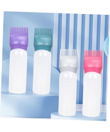 ABOOFAN 6 pi ces Bouteille Applicateur Racines Cheveux Flacons Plastique avec Peigne Int gr pour Coloration L ger R utilisable Pratique Domicile Vert Fonc Fonc  - Buy Online on GoSupps.com