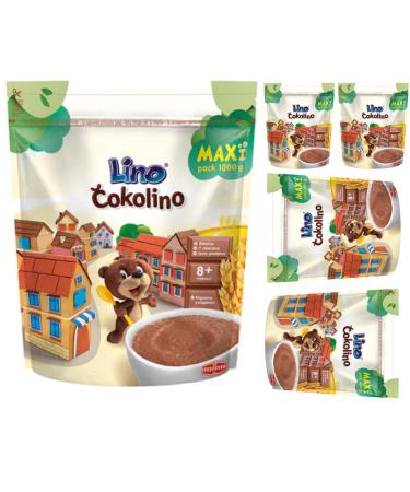 Pufai Lino Cokolino Muesli Cornflakes Baby Porridge 1000 g (Pack of 5)