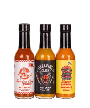 Stranger Things Hot Sauce Trio