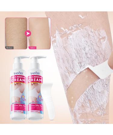Hair Removal Cream for Women | Painless Sensitive Depilatory Cream for Body Legs & Bikini Area - Buy Online on GoSupps.com