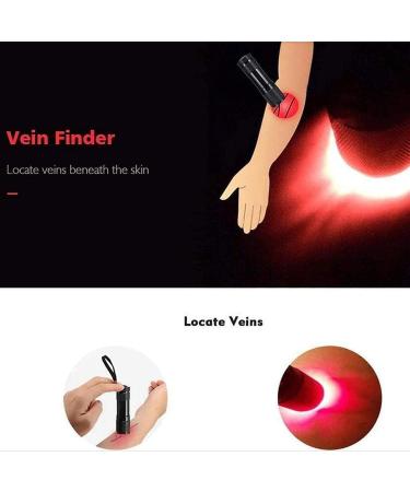 SSDDDLZEQ Practical Vein Finder - Handheld Blood Vessel Locator with 9 LED - Aluminum Alloy Flashlight for Interns - Buy Online on GoSupps.com