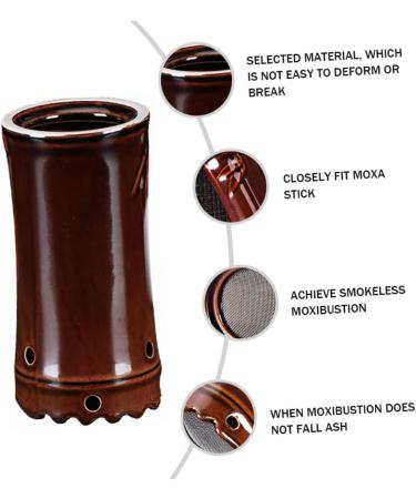 Beavorty 3 STK Ceramic Moxibustion Pots | Moxa Cup & Burner for Relaxation | Portable Massage Device - Buy Online on GoSupps.com