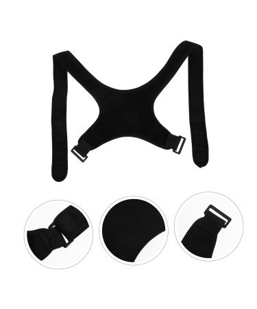MUCKLILY Belt Brace Shoulder Rest Holder Straightener Men Women Posture Band Black Polyester - Buy Online on GoSupps.com