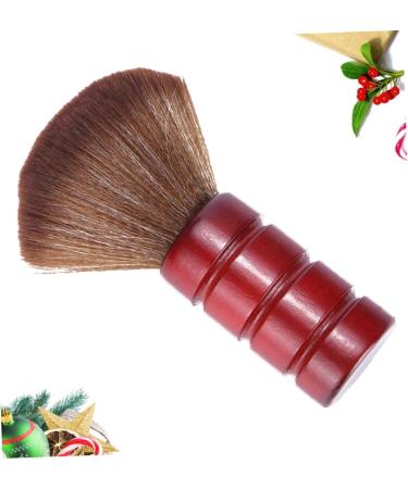 DOITOOL Barber Tools Hair Cutting Hairdressing Brush Large Barber Brush Barber Face Brush Wooden Handle Brush Duster Hairstyling Tool Red Neck Hair Brush Bamboo - Buy Online on GoSupps.com