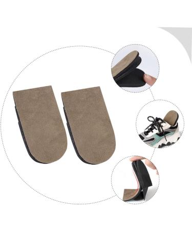 FOMIYES Inner Heightening Shoe Lifts for Men | 4 Pairs of Invisible Height Inserts & Orthotic Insoles | Comfortable EVA Rubber Cushions for Men & Women - Buy Online on GoSupps.com