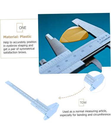 POPETPOP 4 Pcs Eyebrow Ruler Makeup Tools Eyebrow Measuring Ruler Multifunction Vernier Caliper Accessories - Buy Online on GoSupps.com