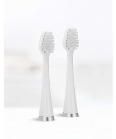 Supersmile Series II LS45 Replacement Brush Heads - 45 Soft Bristles for Professional Teeth Cleaning - No Sensitivity (White 2 Count) - Buy Online on GoSupps.com