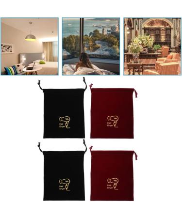 4pcs Storage Bag Bag Storage Organizer Portable Bags Travel Hair Dryer Bag Cosmetic Bag Outdoor - Buy Online on GoSupps.com