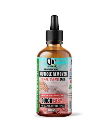 DD teck 100ml Dropper | Cuticle softening gel for beautiful nails softens and moisturizes cuticles removes dead skin