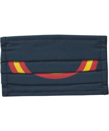 Cencibel Smart Casual Mask - Spanish Flag Design Navy Blue One Size | International Shipping Available - Buy Online on GoSupps.com