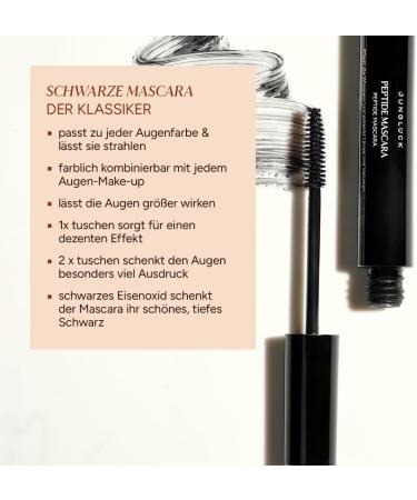 JUNGL CK Peptide Mascara Vegan - Mascara noir sans huiles min rales - Pour des cils longs denses et noirs profonds - Sans bavures avec un actif peptidique un acide hyaluronique et de l'huile de - Buy Online on GoSupps.com