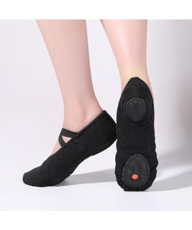 Ulicox Men's Ballet Shoes Ballerinas - Black EU Size 42 | Comfortable & Stylish Dance Footwear - Buy Online on GoSupps.com