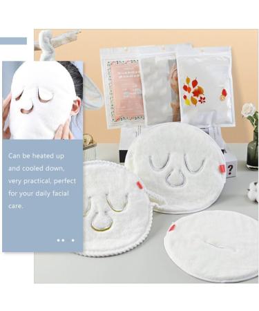 FRCOLOR Double Layer Facial Steam Towel Mask Hot Cold Compress Face Care Towel For Women For Hydration - Buy Online on GoSupps.com