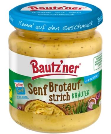 Bautz'ner Herbal Mustard Spread 200 ml x 12 Pieces - Buy Online on GoSupps.com