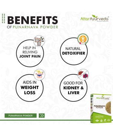 Pure Punarnava Powder - 100% Natural Kidney Rejuvenation | Fiber & Pectin | Vegan Non-GMO 250g - Buy Online on GoSupps.com