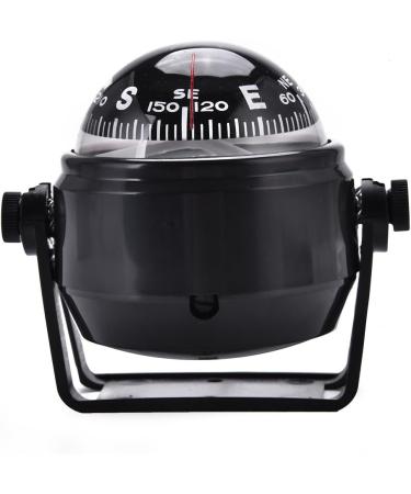 Boat Compsss  Black Electronic Adjustable Military Marine Ball Night Compass for Boat Vehicle - Buy Online on GoSupps.com