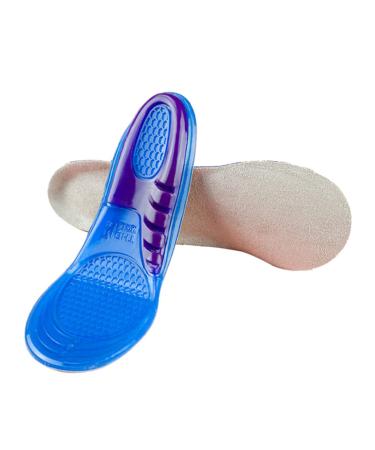 Beaupretty 1 Pair Sports Insoles Thickened Insoles Massage Insoles Foot Care Insoles Buffer Insoles Blue S