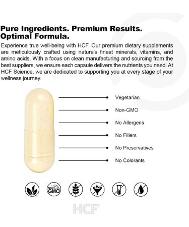 HCF Happy Calm & Focused - Brain Focus Attention Concentration & Mood Supplement - FQ Foundation Amino Acids Vitamins & Minerals. (3-Pack) - Buy Online on GoSupps.com