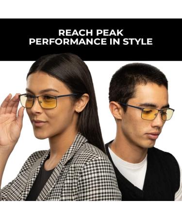 Gunnar Gaming Glasses Mendocino Midnight Blue Amber - Enhanced Vision & Eye Protection for Gamers - Shop Now! - Buy Online on GoSupps.com