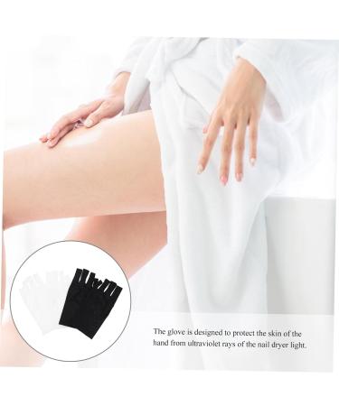 Beaupretty 2 Pairs gloves art hand protection nail UV shield gloves Sunblock Protection Shield Gloves polish accessories Nail Lamp Dryer Gloves women's polyester Poland mittens - Buy Online on GoSupps.com