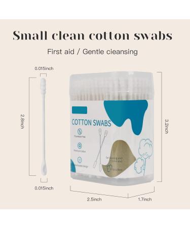 MEIPO Spiral Head & Ear Spoon Cotton Swab Buds (4Pack-800pcs) - Gentle Makeup Removal & Ear Cleaning - Buy Online on GoSupps.com