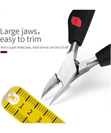 SJLS Stainless Steel Toenail Ingrown Nail Art Nipper Scissors Paronychia Dead Skin Remover Trimming Nail Clipper Pedicure Tool (Color : 07) Black blue - Buy Online on GoSupps.com