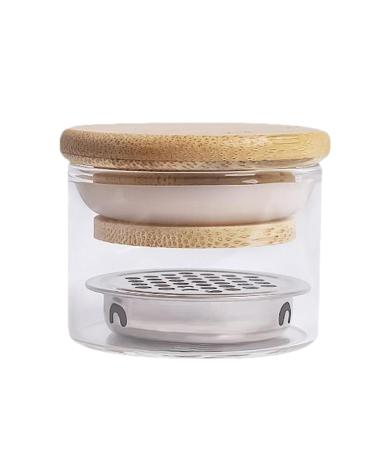 Anulely Nail Brush Cleaning Cup Brush Cleaning Cup Brush Cleaning Cup Nail Glass Cup with Lid Nail Brush Cleaning Tool