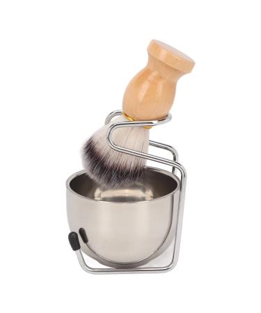 Shaving Brush Shaving Brushes for Men Wooden Handle Is Comfortable to Hold Easy to Clean 3 in 1 Men Shaving Brush Set For Beauty Enthusiasts Seeking Quality Convenience