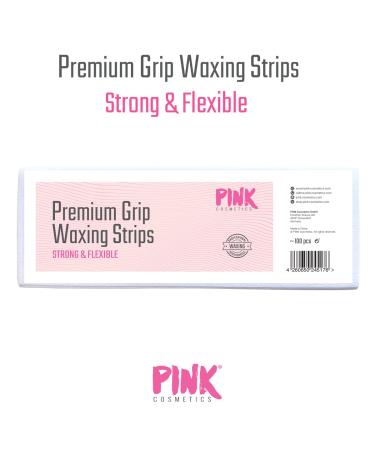 Professional Quality Fleece Strips for Waxing & Sugaring - 100 Pieces | Pink Cosmetics - Tear Resistant & Durable - Buy Online on GoSupps.com