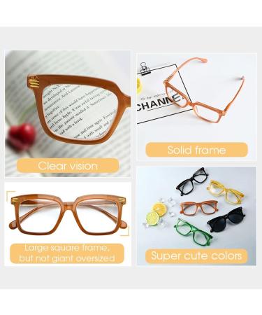 Eyekepper High Quality +2.25 Oversized Rectangular Reading Glasses for Women - Stylish Brown Reading Aid - Buy Online on GoSupps.com