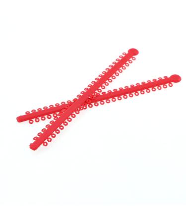 DEBKSGEOTI Dental Orthodontic Ligature Bands - Elastic Rubber Bands (L-Red-17#) | International Shipping Available - Buy Online on GoSupps.com