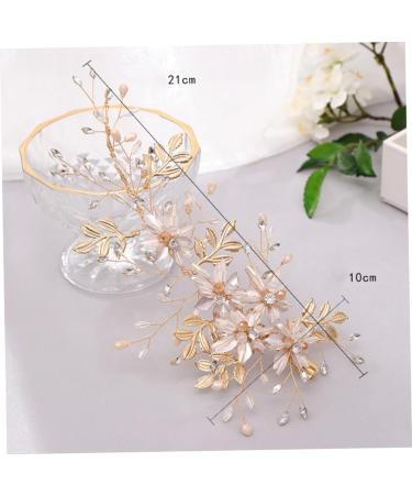 minkissy 1pc Crystal Hair Clips Wedding Barrettes Rhinestone Side Hair Clips Flower Hair Clips Bridal Hair Barrettes Crystal Hair Accessories Wedding Women Barrettes Hair Pin Fashion Bride - Buy Online on GoSupps.com