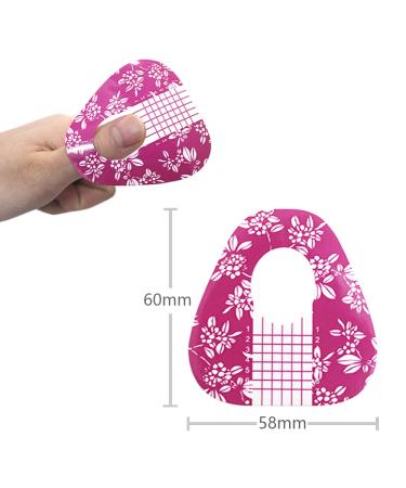 LAIION 200PCS Purple Acrylic Nail Forms | Horseshoe-Shape Extension Tips for Acrylic & Gel Nails - Buy Online on GoSupps.com