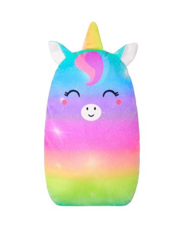 Unicorn Castle Seatbelt Pillow Seat Belt Pads for Kids Car Seat Head Support Seatbelt Strap Cover Rainbow