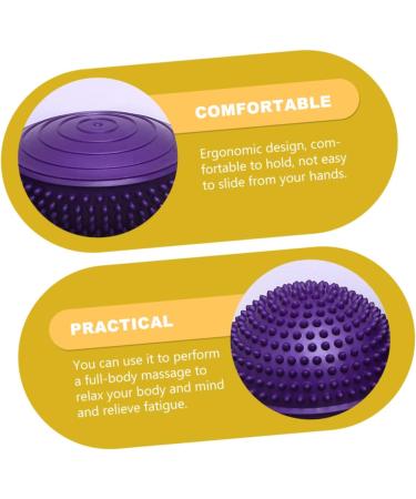 CLISPEED Durian Ball - PVC Outdoor Fitness - 16x16x8CM - Purple & Violet - International Shipping - Buy Online on GoSupps.com