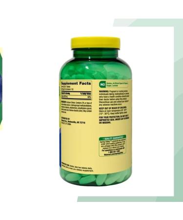 Calcium Citrate 600mg 300 Tablets per Bottle Bone & Joint Health (Pack of 1) - Buy Online on GoSupps.com