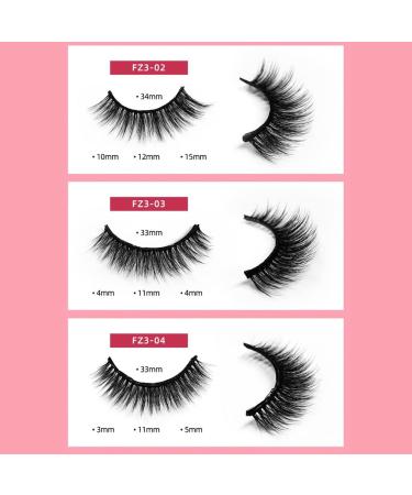 Cacacook Self-Adhesive Eyelashes - Reusable 3D Fluffy False Lashes | Glue-Free Natural Waterproof Long Eyelashes for Stunning Makeup - Buy Online on GoSupps.com