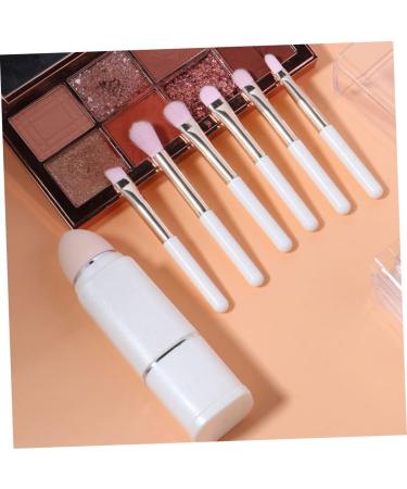 Beaupretty 4 Sets Makeup Brush Set Make up Sponge Makeup Powder Brush Make up for Face Makeup Brush for Women Cosmetics Brush White Artificial Fiber Eyebrow Brush Travel Square - Buy Online on GoSupps.com
