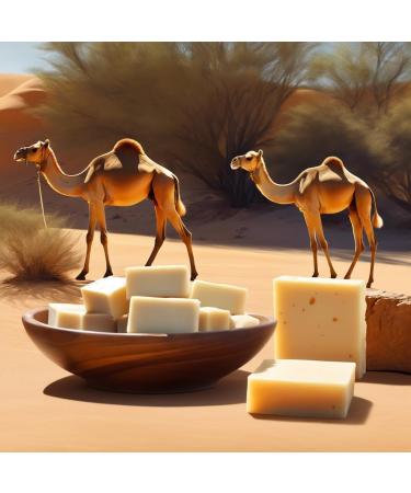 Cielche Handmade Camel Milk Soap Bar 150 gr Vitamins A - B - C - D - E Minerals Antioxidants Hydrate Fine Lines Wrinkles Age Spots - Buy Online on GoSupps.com