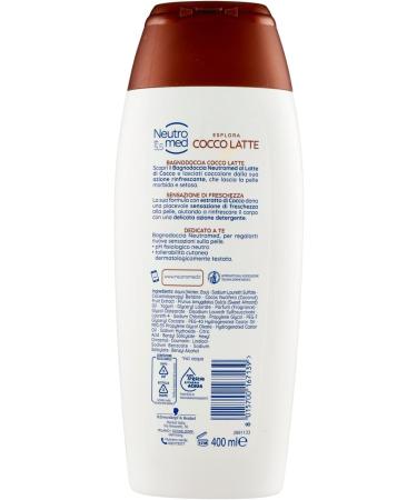  Italian Gourmet E.R. Neutromed pH 5.5 Jasmine Aloe Vera Coconut Milk Shower Gel pH 5.5 Jasmine Aloe Vera Coconut Milk 9 x 400 ml + Italian Gourmet Pulp 400 g - Buy Online on GoSupps.com