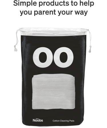 Love Noobs Baby Cotton Pads Large 100% Organic Large Cotton Wool Pads 360 Count Baby Cotton Wool Pads Large for Babies Baby Essentials for Newborn Square Large Cotton Pads Cotton Wool Roll - Buy Online on GoSupps.com