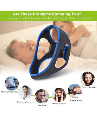Adjustable Anti Snoring Chin Strap for Men and Women - Effective Snore Reduction Device for Better Sleep - Buy Online on GoSupps.com