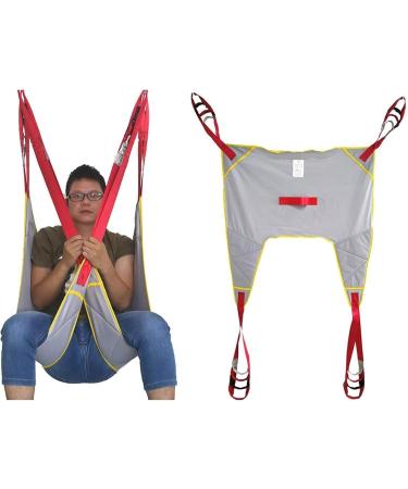 Patient Lift Sling Full Body with Commode Lift Slings Universal Transfer Sling for Patients Shower Bath Toileting Divided Leg Sling with Handles - Buy Online on GoSupps.com